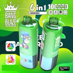 Alternative view of BANG BLAZE 100K Züge Modell DSK055 6in1 Einweg Vape Großhandel