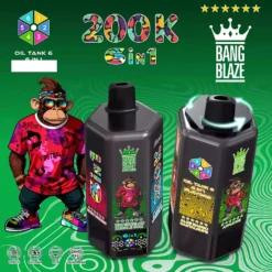 Alternative view of Bang Blaze 200K DSK069 Grosshandel 200000 Züge 6 in 1 Mesh Coil Smart Display