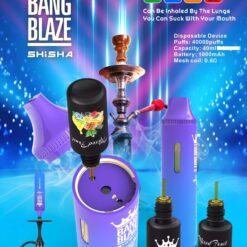 Alternative view of BANG BLAZE SHISHA 40000 Puffs DSK040 40K Einweg Vape Großhandel