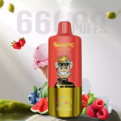 Alternative view of Crystal Mary Pulse Triple 66000 66000 Züge 3in1 Geschmack Einweg Vape Großhandel