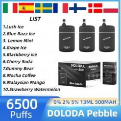 Alternative view of DOLODA Pebble 6500 Puffs wiederaufladbar Type C Einweg Vape Großhandel