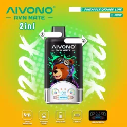 AIVONO AVN MATE Dual Taste 120K Einweg Vape Großhandel Dual Mesh Coil LED
