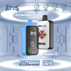 ATVS 25000 Züge Dual Mesh wiederaufladbar Einweg Vape Großhandel