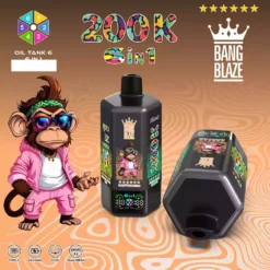 Bang Blaze 200K DSK069 Grosshandel 200000 Züge 6 in 1 Mesh Coil Smart Display