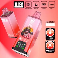 Bang Box 200K 8in1 Einweg Vape 200000 Züge 8 Aromen Display Großhandel
