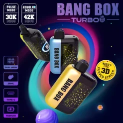 Bang Box Turbo 42000 Züge Einweg Vape 3D Curved Display Großhandel