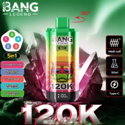 BANG LEGEND 120000 Züge 5 in 1 Einweg Vape Großhandel