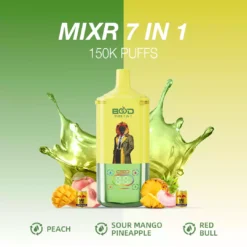 BOOD MIXR 150K 7in1 150k Züge Einweg Dual Mesh TriTank LED Display Großhandel