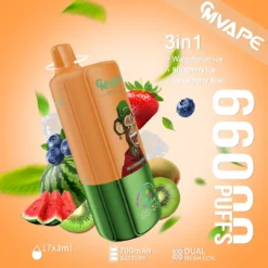 Crystal Mary Pulse Triple 66000 66000 Züge 3in1 Geschmack Einweg Vape Großhandel