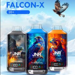 JNR Falcon X 18000 Züge Dual Mesh LED Display Einweg Vapes Großhandel