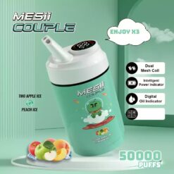 Mesii Couple 50000 Züge 3 Aromen Dual Tank 40ml Einweg Großhandel