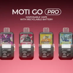 MOTI GO PRO 12000 Züge Dual Mesh Smart Display Einweg Vape Grosshandel