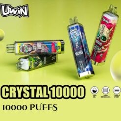 Uwin Crystal 10000 Züge wiederaufladbar Einweg Vape Großhandel