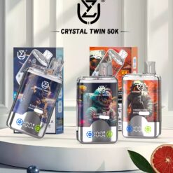 UZY Crystal Twin Doppelkammer 50000 Züge Einweg Vape Großhandel