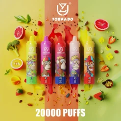 UZY Tornado 20000 Züge Digitaldisplay Großhandel Einweg Vape
