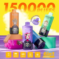 WASPE AIVIOU 6 in 1 150000 Züge Einweg Vape für den Großhandel