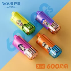 WASPE AIVIOU 60000 Züge Dreifach Geschmack LED Display Großhandel Einweg Vapes