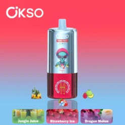 Alternative view of OKSO 3in1 70000 Züge Einweg Vape Großhandel Dreifach Mesh Spule