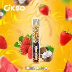 Alternative view of OKsO Crystal Bar 800 Einweg Vape 800 Züge Mesh Coil Großhandel
