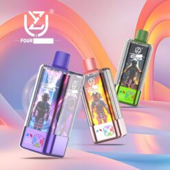 Alternative view of UZY Crystal 4 in 1 100K Züge Einweg Vape im Großhandel kaufen