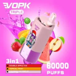 Alternative view of VOPK TRIPLE 60000 Züge 3 in 1 Geschmacksrichtungen Einweg Vape Großhandel